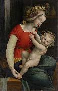 Defendente Ferrari Madonna and Child painting